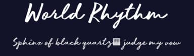 World Rhythm by BLKBK Fonts — Script Handwritten Font — thumbnail 2