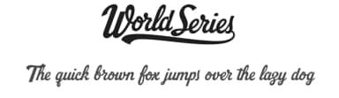 World Series by Måns Grebäck — Script Handwritten Font — thumbnail 1