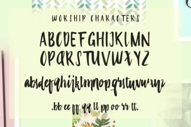 Worship Font by Ease Type — Script Handwritten Font — thumbnail 2