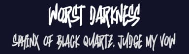 Worst Darkness by DumadiStyle — Script Handwritten Font — thumbnail 2