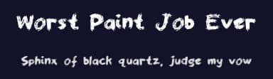 Worst Paint Job Ever by FancyFrenzy — Script Handwritten Font — thumbnail 2