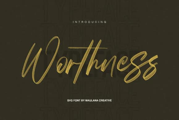Worthness Font by Maulana Creative — Script Handwritten Font