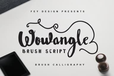 Wowangle Font by feydesign — Script Handwritten Font — thumbnail 1