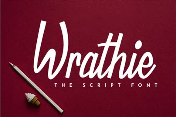 Wrathie Font by Justlett — Script Handwritten Font