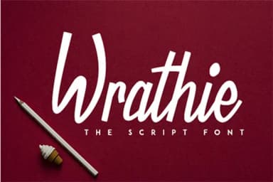Wrathie Font by Justlett — Script Handwritten Font — thumbnail 1