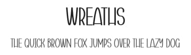 Wreaths by creatype designer — Script Handwritten Font — thumbnail 1