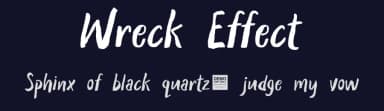 Wreck Effect by BLKBK Fonts — Script Handwritten Font — thumbnail 2