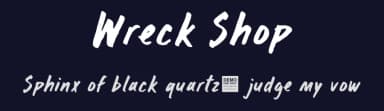 Wreck Shop by BLKBK Fonts — Script Handwritten Font — thumbnail 2