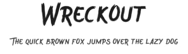 Wreckout by StringLabs Creative Studio — Script Handwritten Font — thumbnail 1