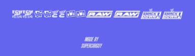 Pro Wrestling Logos by Steve Ferrera — Dingbats Font — thumbnail 3