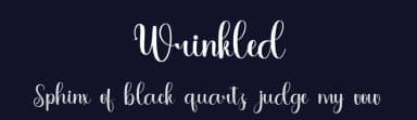 Wrinkled by PiPi Creative STUDIO — Script Handwritten Font — thumbnail 2