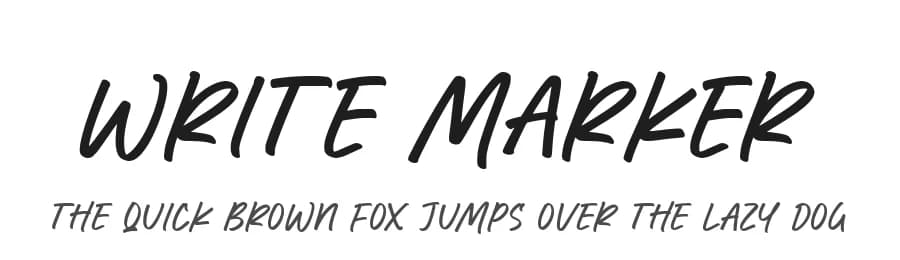 Write Marker by Balpirick Studio — Script Handwritten Font