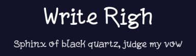 Write Righ by Galdino Otten Fonts — Script Handwritten Font — thumbnail 2