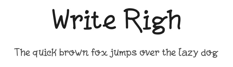 Write Righ by Galdino Otten Fonts — Script Handwritten Font