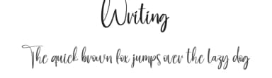 Writing by Scratchones — Script Handwritten Font — thumbnail 1