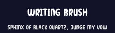 Writing Brush by Andi Moz — Script Handwritten Font — thumbnail 2