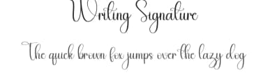 Writing Signature by Harlek Studio — Script Handwritten Font — thumbnail 1