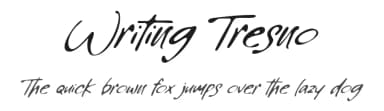 Writing Tresno by Lettersiro Studio — Script Handwritten Font — thumbnail 1