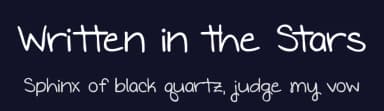Written in the Stars by Kimberly Geswein — Script Handwritten Font — thumbnail 2