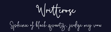 Writterose by RantautypeStudio — Script Handwritten Font — thumbnail 2