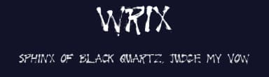 Wrix by Tyler Wrixon — Script Handwritten Font — thumbnail 2
