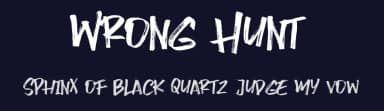 Wrong Hunt by Lettersiro Studio — Script Handwritten Font — thumbnail 2