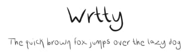 Wrtty by FontPanda — Script Handwritten Font — thumbnail 1