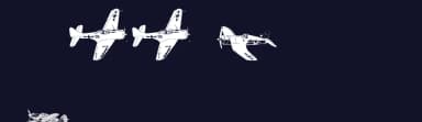 WW2 Aircraft by strat — Dingbats Font — thumbnail 2