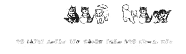 WW KuteKats by Angela Lane — Dingbats Font — thumbnail 1