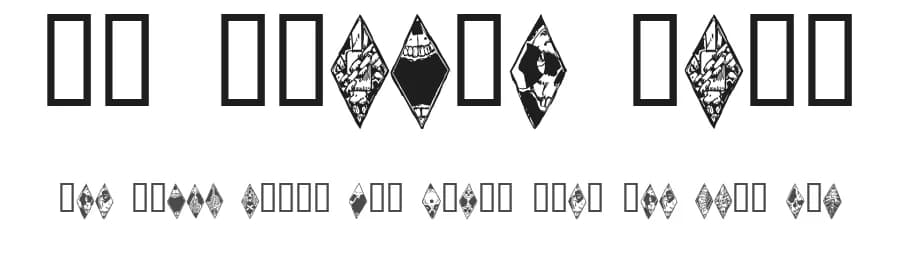 WW Wraith Bats by White Wolf — Dingbats Font