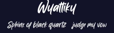 Wyattiky by Creatype Studio — Script Handwritten Font — thumbnail 2