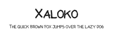 Xaloko by Ibra Creative Studio — Script Handwritten Font — thumbnail 1