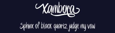 Xambora by Mabhal Studio — Script Handwritten Font — thumbnail 2