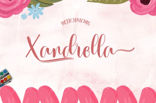 Xandrella Font by Meutuwah — Script Handwritten Font