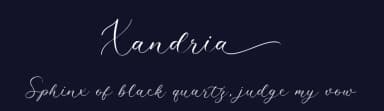 Xandria by Balpirick Studio — Script Handwritten Font — thumbnail 2