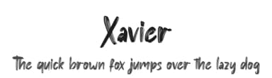 Xavier by Skiiller Studio — Script Handwritten Font — thumbnail 1