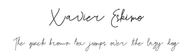 Xavier Eskimo by bringtypestudio.co — Script Handwritten Font — thumbnail 1