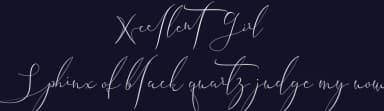 Xcellent Girl by Chairul Art — Script Handwritten Font — thumbnail 2