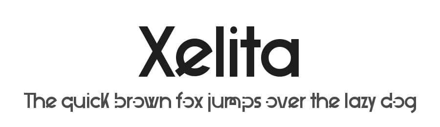 Xelita by Xerographer Fonts — Sans Serif Font