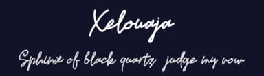 Xelouaja by Em Nazar — Script Handwritten Font — thumbnail 2