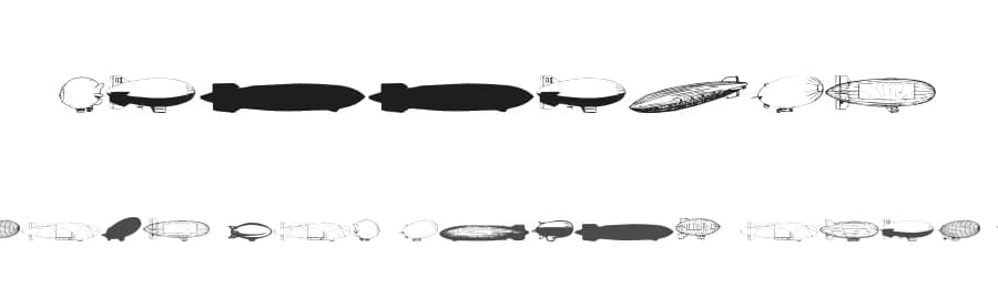 Xeppelin by Iconian Fonts — Dingbats Font