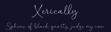 Xerically by Niskala Huruf — Script Handwritten Font — thumbnail 2