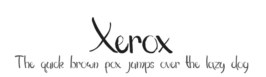 Xerox by Nariswari Creative — Script Handwritten Font — preview 1