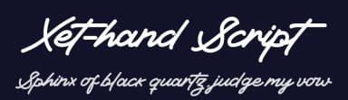 Xet-hand Script by Brithos Type — Script Handwritten Font — thumbnail 2