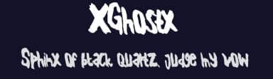 XGhostx by Feri Fauzi — Script Handwritten Font — thumbnail 2