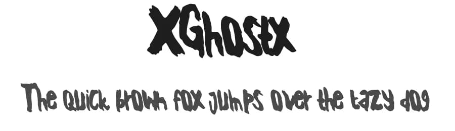 XGhostx by Feri Fauzi — Script Handwritten Font