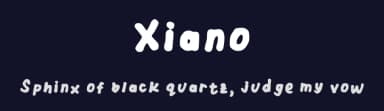 Xiano by Xianostudies — Script Handwritten Font — thumbnail 2
