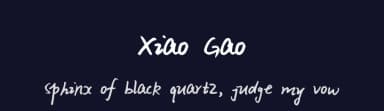 Xiao Gao by Kimberly Geswein — Script Handwritten Font — thumbnail 2