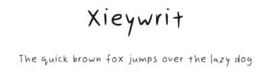 Xieywrit by Dnshsbsgd Dyshvvvd — Script Handwritten Font — thumbnail 1