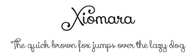 Xiomara by Lauren Thompson — Script Handwritten Font — thumbnail 1
